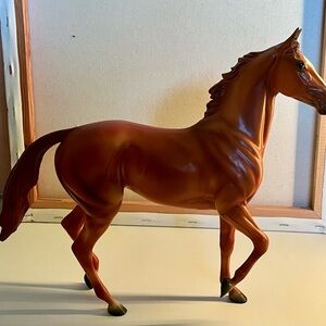 Breyer fest 2018 chestnut racehorse lonesome glory
